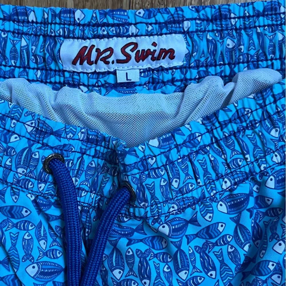 Mr. Swim Swim Trunks Size Large Fish. 1398
